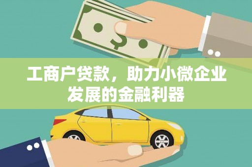 洛浦工商户贷款，助力小微企业发展的金融利器