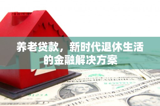 洛浦养老贷款，新时代退休生活的金融解决方案