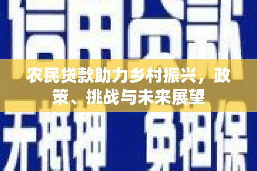 洛浦农民贷款助力乡村振兴，政策、挑战与未来展望