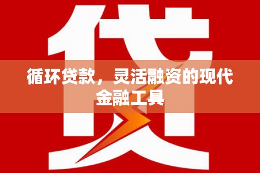 洛浦循环贷款，灵活融资的现代金融工具