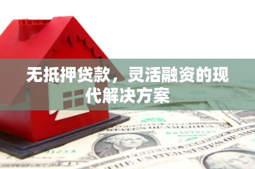 洛浦无抵押贷款，灵活融资的现代解决方案